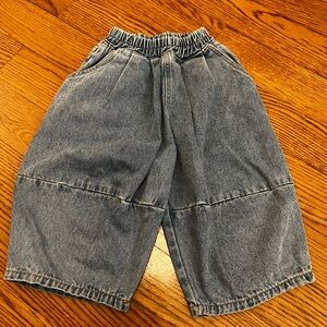 Kids wide leg/baggy Denim Blue Jeans